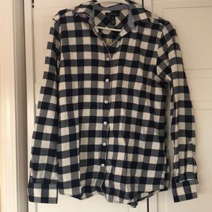 Blue flannel shirt